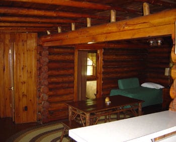 1st Beach cabin interior.