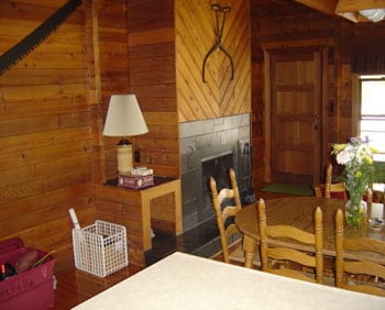 2nd Beach cabin interior.