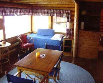 Elm cabin interior.
