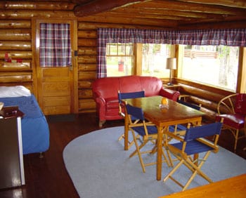 Elm cabin interior.
