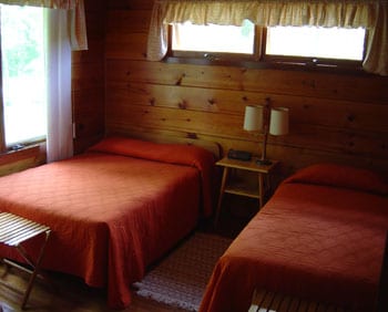 Maple cabin bedroom.