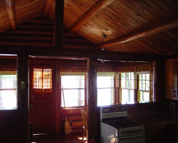 Munn cabin interior.