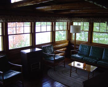 Point cabin interior.