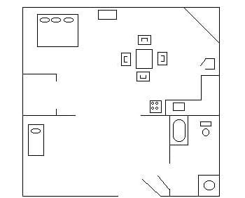 Spring cabin floor plan.